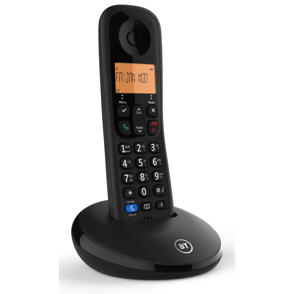 BT Everyday Cordless Home Phone Triple Handset Pack Digital DECT Landline Telephone with Nuisance Call Blocking Black 089311 - Like New