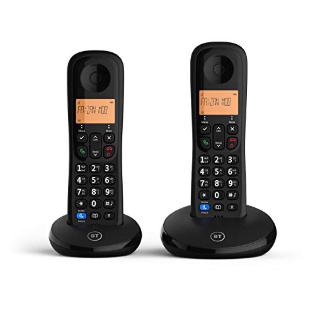 BT Everyday Cordless Home Phone Triple Handset Pack Digital DECT Landline Telephone with Nuisance Call Blocking Black 089311 - Like New