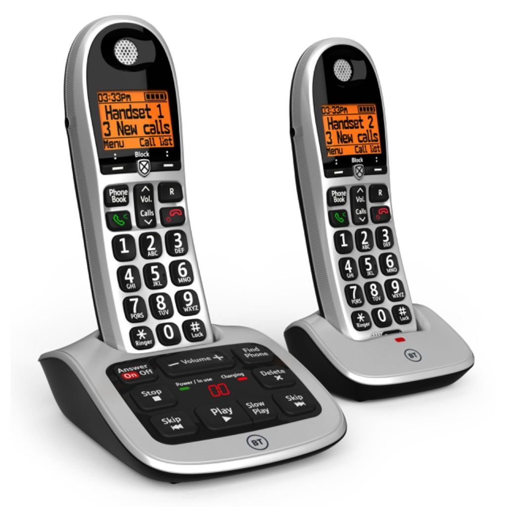 BT 4600 Advanced Nuisance Call Blocker Cordless Home Phone Single Handset Digital Cordless Telephone with Answering Machine and Large Screen - Like New