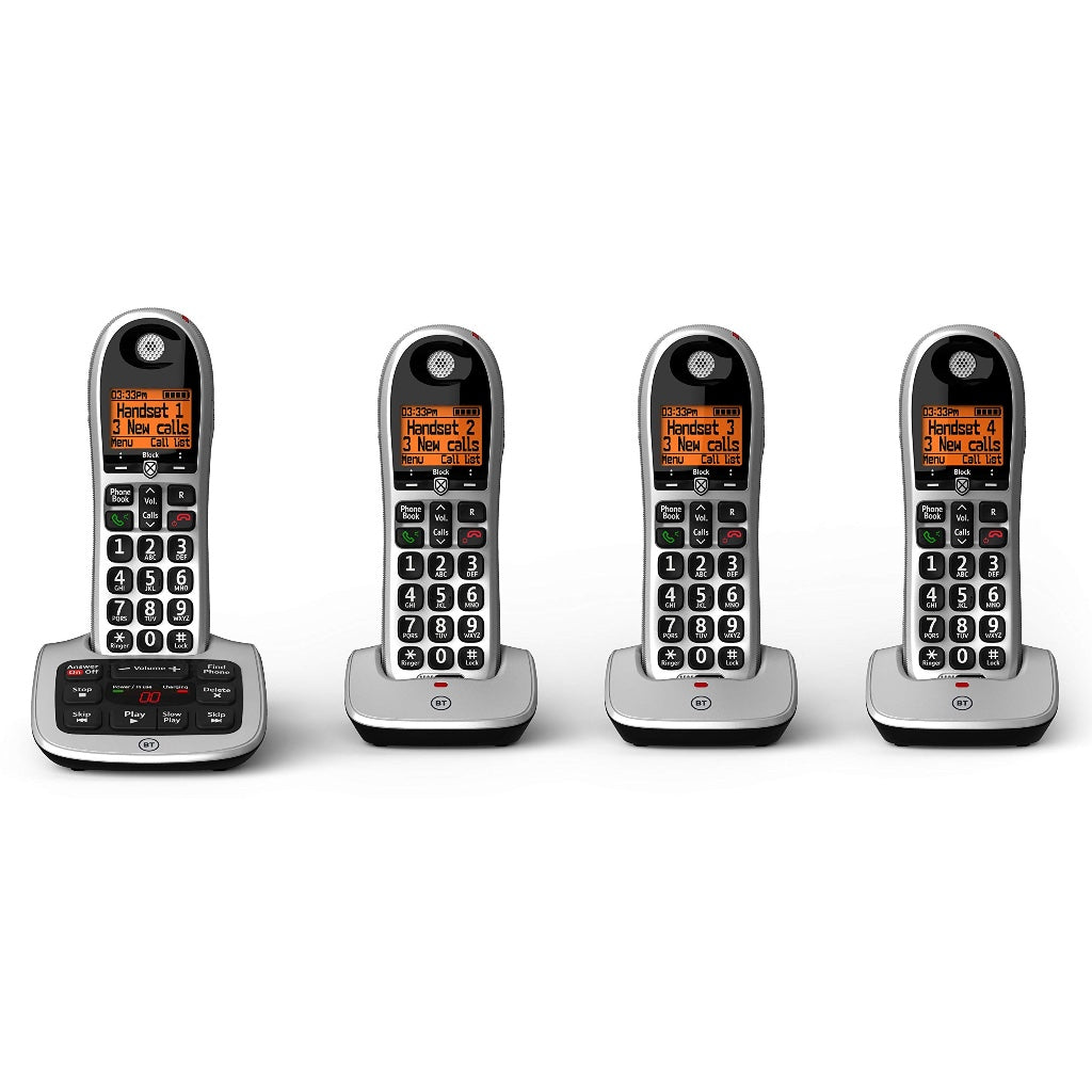 BT 4600 Advanced Nuisance Call Blocker Cordless Home Phone Single Handset Digital Cordless Telephone with Answering Machine and Large Screen - Like New
