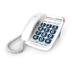 BT Big Button 200 Cordless Telephone with Large Buttons and Hearing Aid Compatibility - Single Handset White