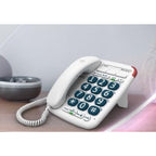 BT Big Button 200 Cordless Telephone with Large Buttons and Hearing Aid Compatibility - Single Handset White