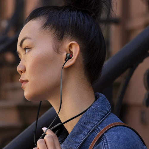 Beats Flex Wireless Bluetooth Earbuds - Magnetic In-Ear Headphones with Built-In Microphone and 12-Hour Battery Life - Black - Like New