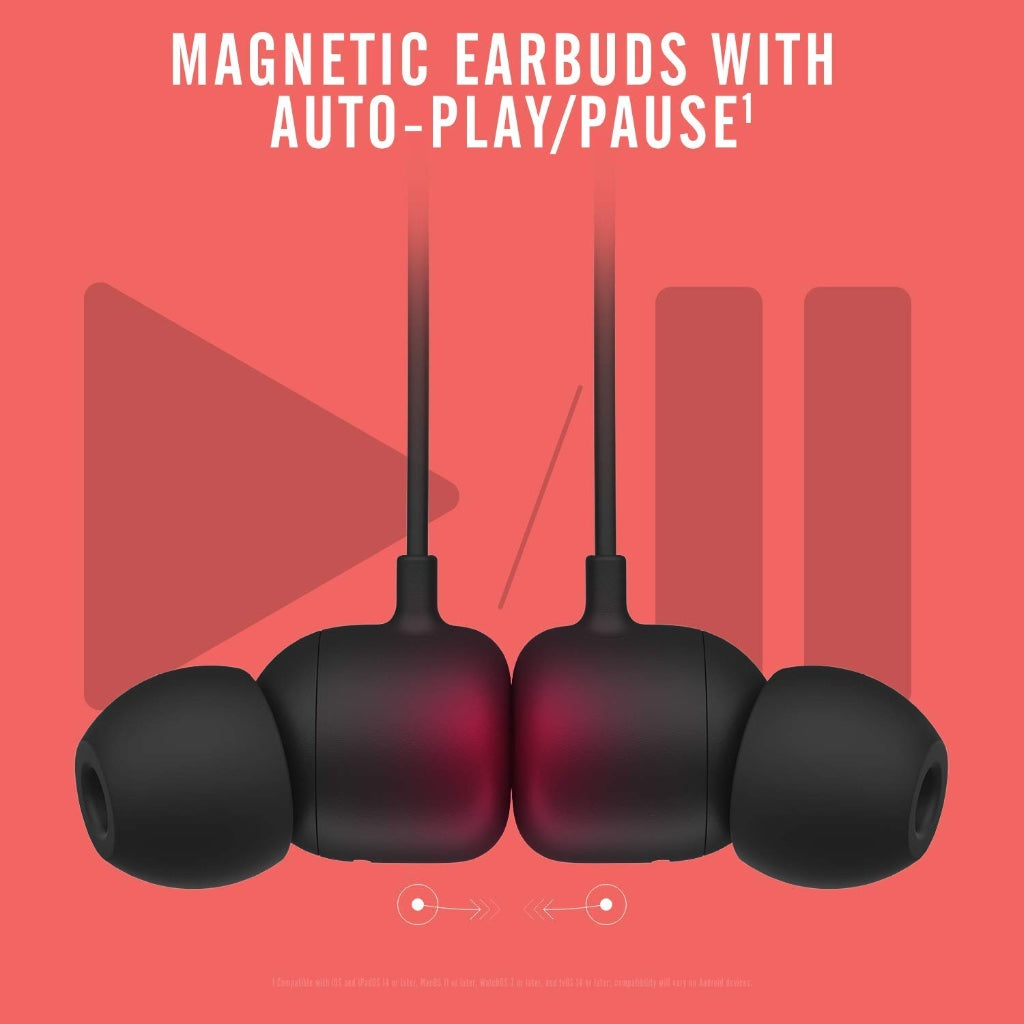 Beats Flex Wireless Bluetooth Earbuds - Magnetic In-Ear Headphones with Built-In Microphone and 12-Hour Battery Life - Black - Like New