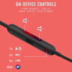 Beats Flex Wireless Bluetooth Earbuds - Magnetic In-Ear Headphones with Built-In Microphone and 12-Hour Battery Life - Black - Like New