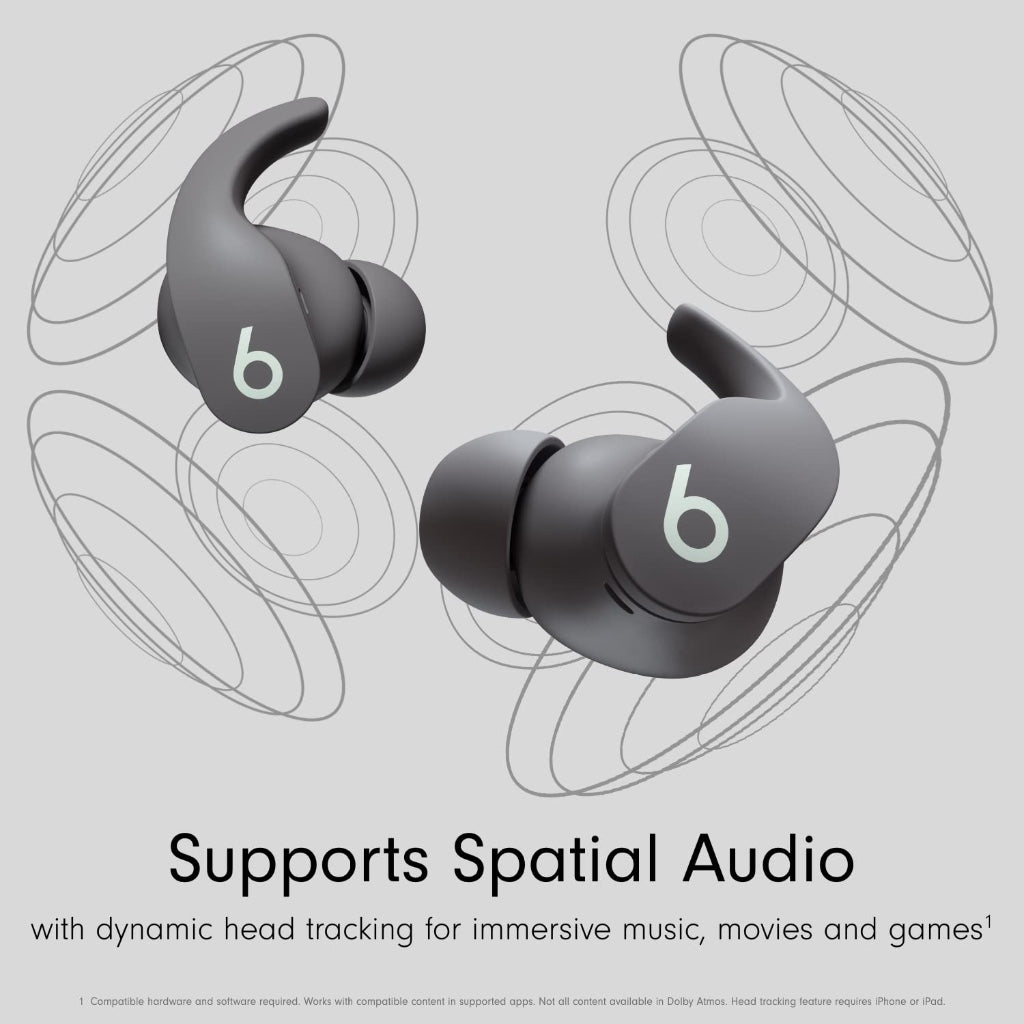 Beats Fit Pro True Wireless Noise Cancelling Earbuds - Sage Grey - Bluetooth Sports Headphones with Wingtips and Spatial Audio - B09Q78MP7W - Damaged Box