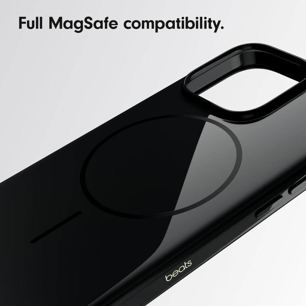 Beats iPhone 16 Pro Max Case with MagSafe Soft-Touch Silicone Protective Cover - Black - MKHU3ZM/A