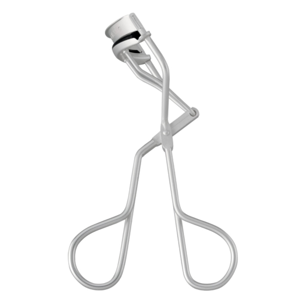 Tweezerman 60^0 Eyelash Curler for Long Lasting Lifted Lashes, Thick, Rounded Hypoallergenic Silicone Pads, 3 Replacement Pads Included, Perfect for Round or Deep-Set Eyes (Pack of 1) - Damaged Box