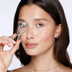Tweezerman 60^0 Eyelash Curler for Long Lasting Lifted Lashes, Thick, Rounded Hypoallergenic Silicone Pads, 3 Replacement Pads Included, Perfect for Round or Deep-Set Eyes (Pack of 1) - Damaged Box