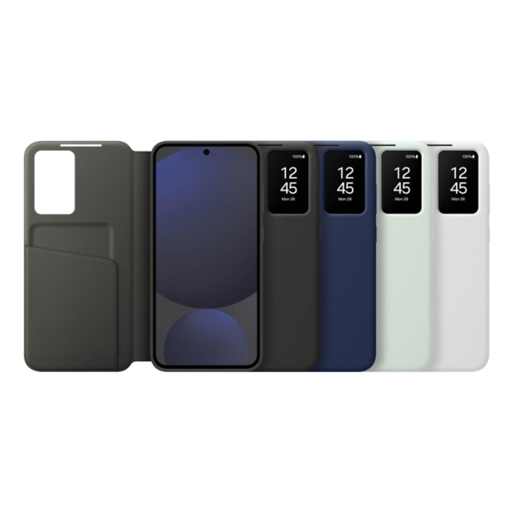 Samsung Galaxy S24 FE Smart View Wallet Case - Official Protective Flip Cover with Card Slot and Window - Like New