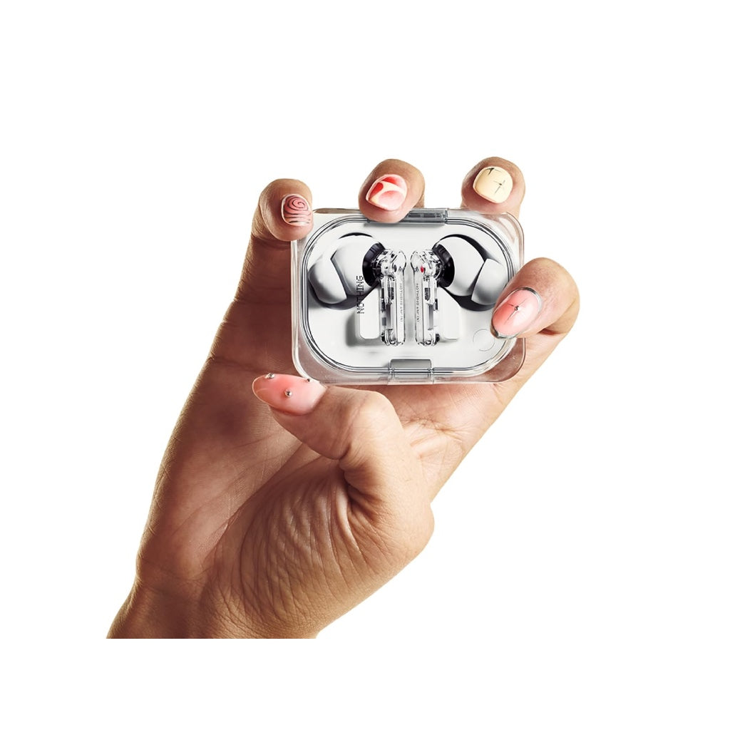 Nothing Ear a Wireless Bluetooth Earbuds White - Active Noise Cancelling In-Ear Headphones with Charging Case - High Resolution Audio - Damaged Box