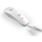 BT Duet 210 Corded Telephone - Compact Desk or Wall Mountable Landline Phone - White - Large Button Home and Office Phone - Damaged Box