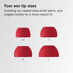 Beats Solo Buds True Wireless Bluetooth Earbuds Transparent Red In-Ear Headphones with Built-In Microphone and USB-C Charging B0D3JHKYNG - Damaged Box