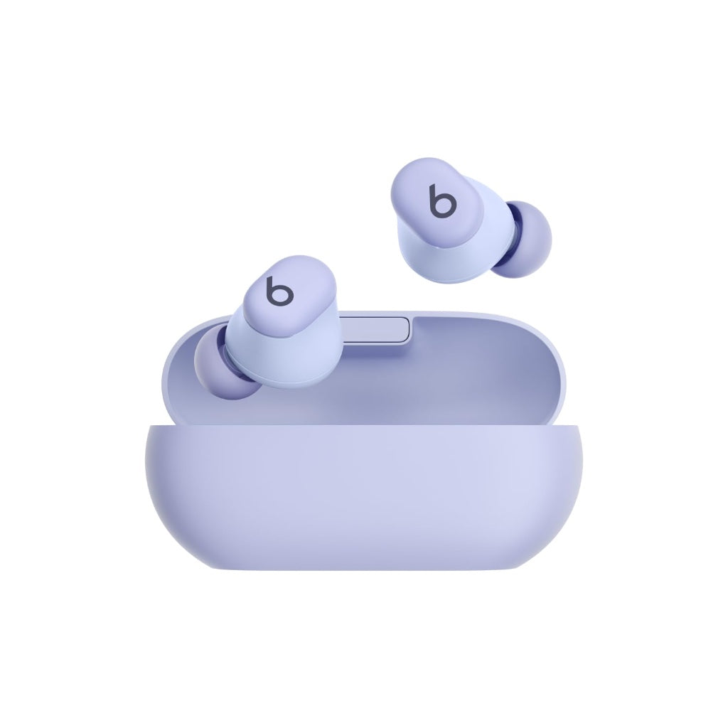 Beats Solo Buds True Wireless Bluetooth Earbuds Transparent Red In-Ear Headphones with Built-In Microphone and USB-C Charging B0D3JHKYNG - Damaged Box