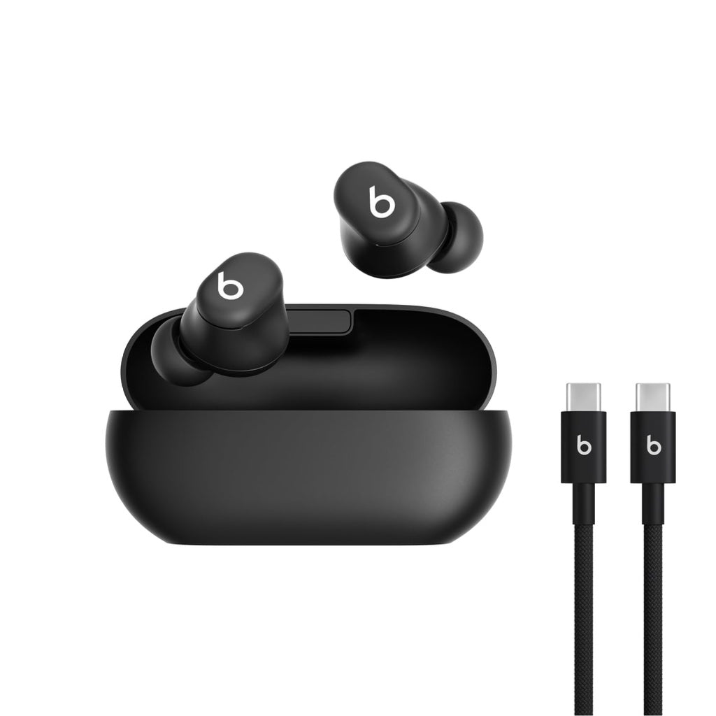 Beats Solo Buds True Wireless Bluetooth Earbuds Transparent Red In-Ear Headphones with Built-In Microphone and USB-C Charging B0D3JHKYNG - Damaged Box