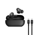 Beats Solo Buds True Wireless Bluetooth Earbuds Transparent Red In-Ear Headphones with Built-In Microphone and USB-C Charging B0D3JHKYNG - Damaged Box