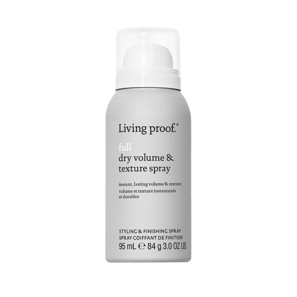 Living Proof Full Dry Volume & Texture Spray - Weightless Buildable Volume & Texture for Fine/Flat Hair - Heat Protection up to 210 ^0C - Vegan, Silicone- & Paraben-Free - Damaged Box