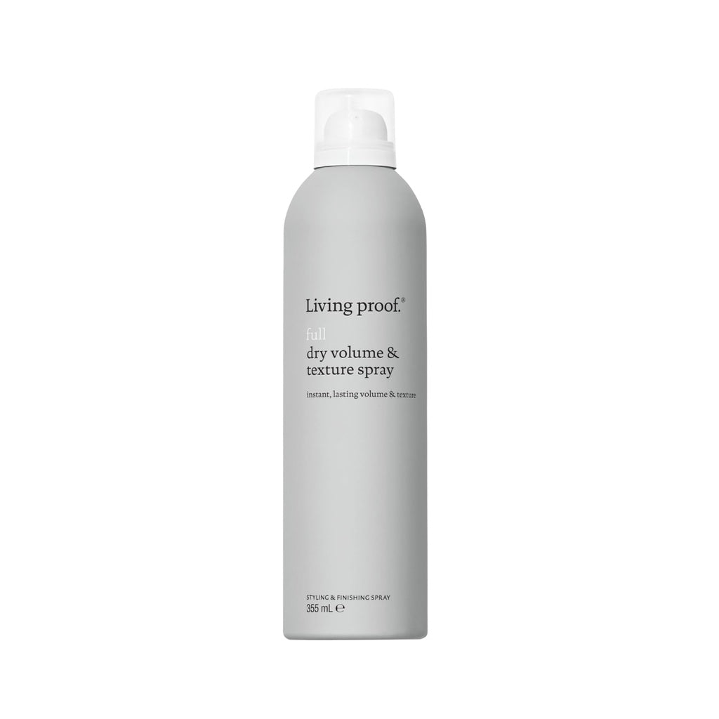 Living Proof Full Dry Volume & Texture Spray - Weightless Buildable Volume & Texture for Fine/Flat Hair - Heat Protection up to 210 ^0C - Vegan, Silicone- & Paraben-Free - Damaged Box