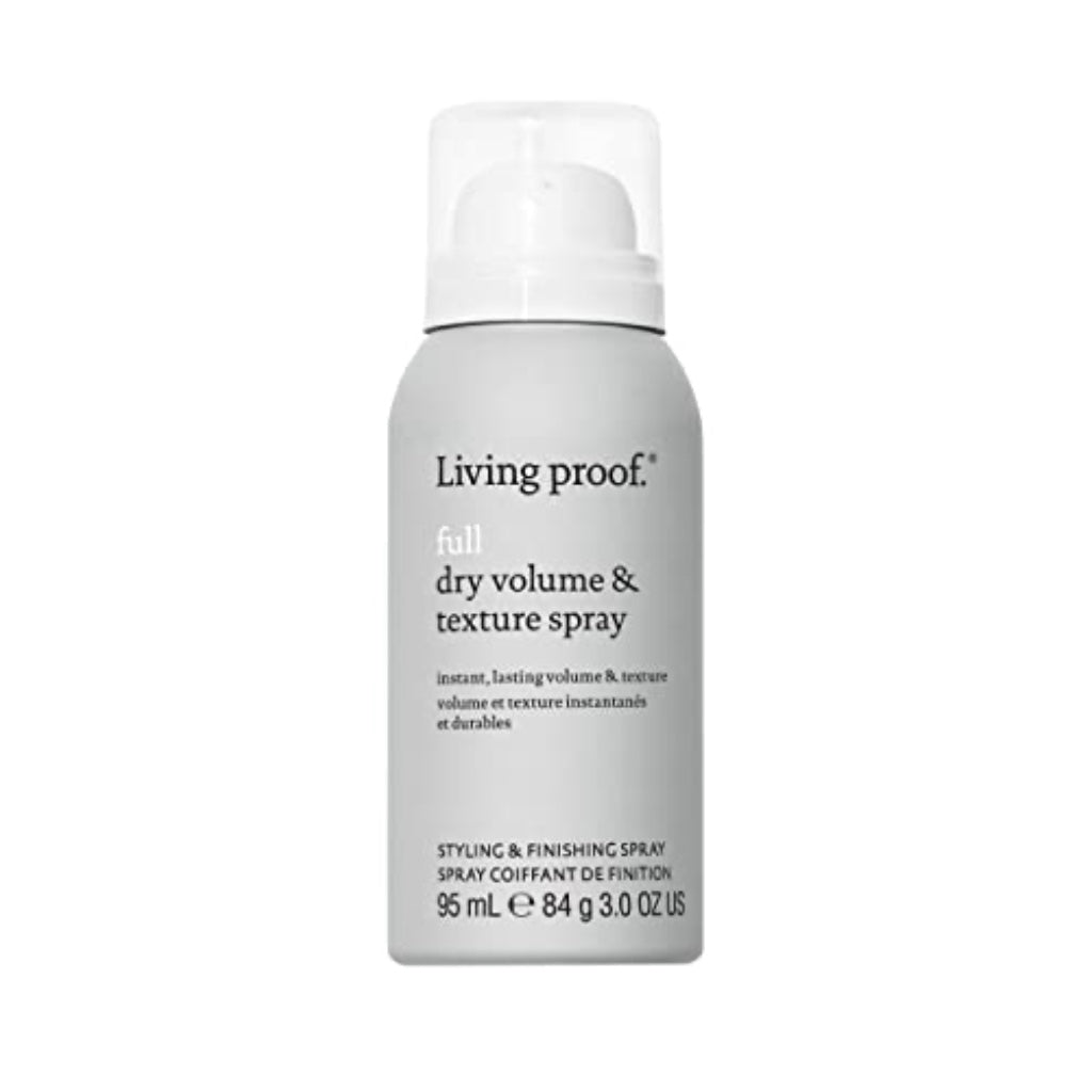 Living Proof Full Dry Volume & Texture Spray - Weightless Buildable Volume & Texture for Fine/Flat Hair - Heat Protection up to 210 ^0C - Vegan, Silicone- & Paraben-Free - Damaged Box