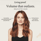 Living Proof Full Dry Volume & Texture Spray - Weightless Buildable Volume & Texture for Fine/Flat Hair - Heat Protection up to 210 ^0C - Vegan, Silicone- & Paraben-Free - Damaged Box