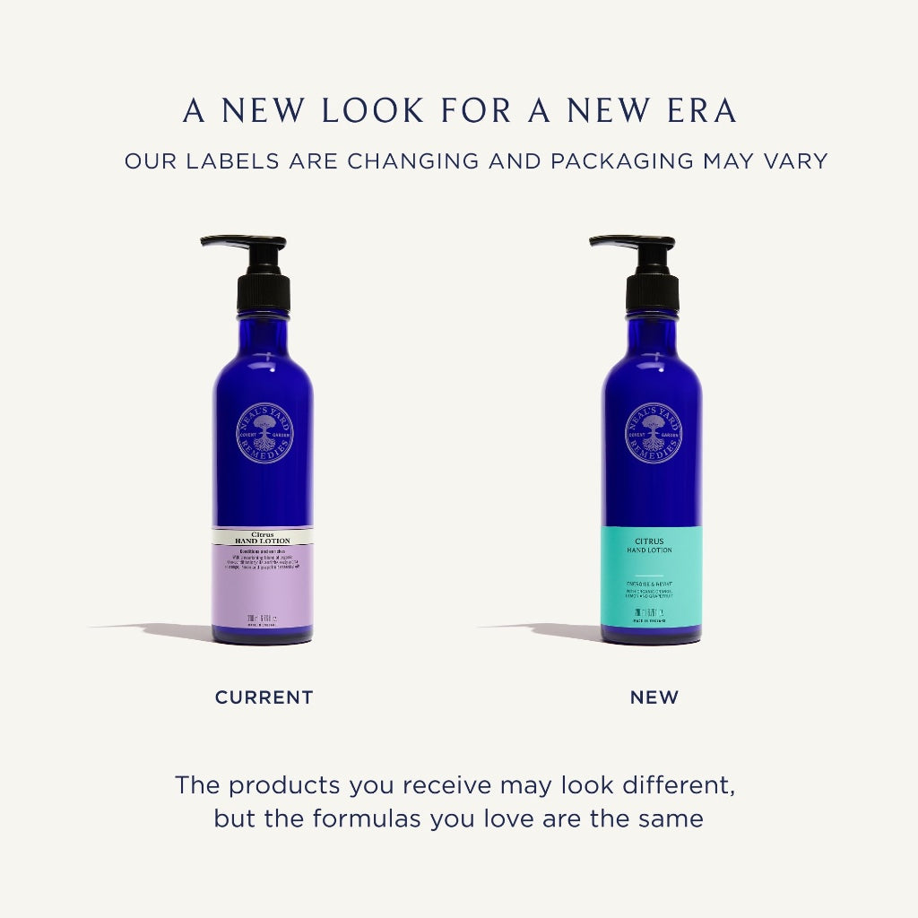 Neal's Yard Remedies Citrus Hand Lotion | Nourishes Skin with Sunny Orange & Lemon Scent | 200 ml