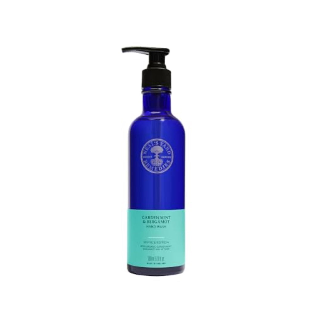 Neal's Yard Remedies Garden Mint & Bergamot Hand Wash - Pump or No Pump | Organic Hand Wash with Organic Garden Mint and Bergamot Essential Oils | Vegan Made with Organic Ingredients | 200ml
