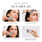 Tweezerman Stainless Steel Gua Sha, Face Guasha Tool for Jawline Sculpting & Puffiness Reducing, Guasha Massage Tool (Pack of 1) - Damaged Box