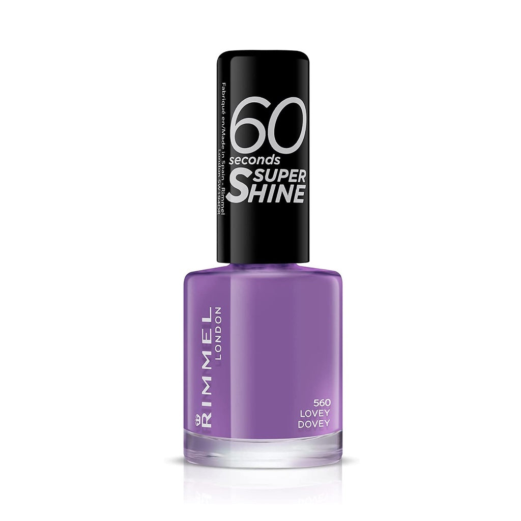 Rimmel 60 Seconds Super Shine Nail Polish, 109 Evening Sand, Quick-Dry Nail Polish, Ultra-Shiny Finish, Easy to Apply, Vibrant Colour, Long-Wearing, Improved Formula, Vegan, 8ml