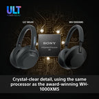 Sony Ultimate Wireless Noise Cancelling Overhead Headphones - Bluetooth Foldable Headset with Built-in Microphone and Long Battery Life - Like New