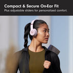 Beats Solo 4 Wireless Bluetooth On-Ear Headphones - Cloud Pink - High-Resolution Audio - Up to 50 Hours Battery Life - Apple and Android - Like New