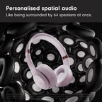 Beats Solo 4 Wireless Bluetooth On-Ear Headphones - Cloud Pink - High-Resolution Audio - Up to 50 Hours Battery Life - Apple and Android - Like New