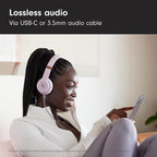 Beats Solo 4 Wireless Bluetooth On-Ear Headphones - Cloud Pink - High-Resolution Audio - Up to 50 Hours Battery Life - Apple and Android - Like New
