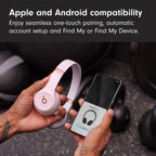 Beats Solo 4 Wireless Bluetooth On-Ear Headphones - Cloud Pink - High-Resolution Audio - Up to 50 Hours Battery Life - Apple and Android - Like New