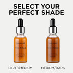 TAN-LUXE The Face - Illuminating Self-Tan Drops to Create Your Own Self Tanner, 30ml - Cruelty & Toxin Free - Light/Medium - Damaged Box