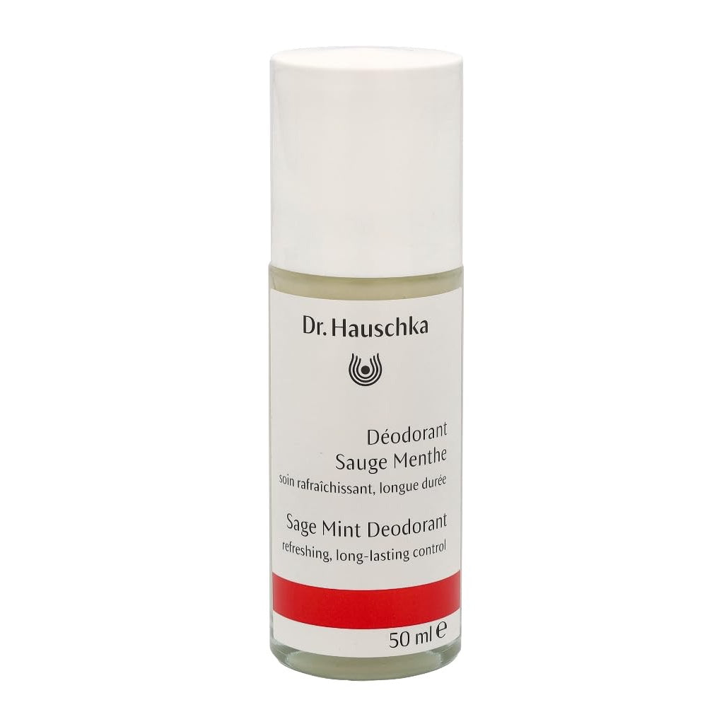 Dr. Hauschka Rose Deodorant 50ml Roll-On Gentle Natural Skin Care for Sensitive Skin Aluminium Salt Free Floral Freshness Pack of 1