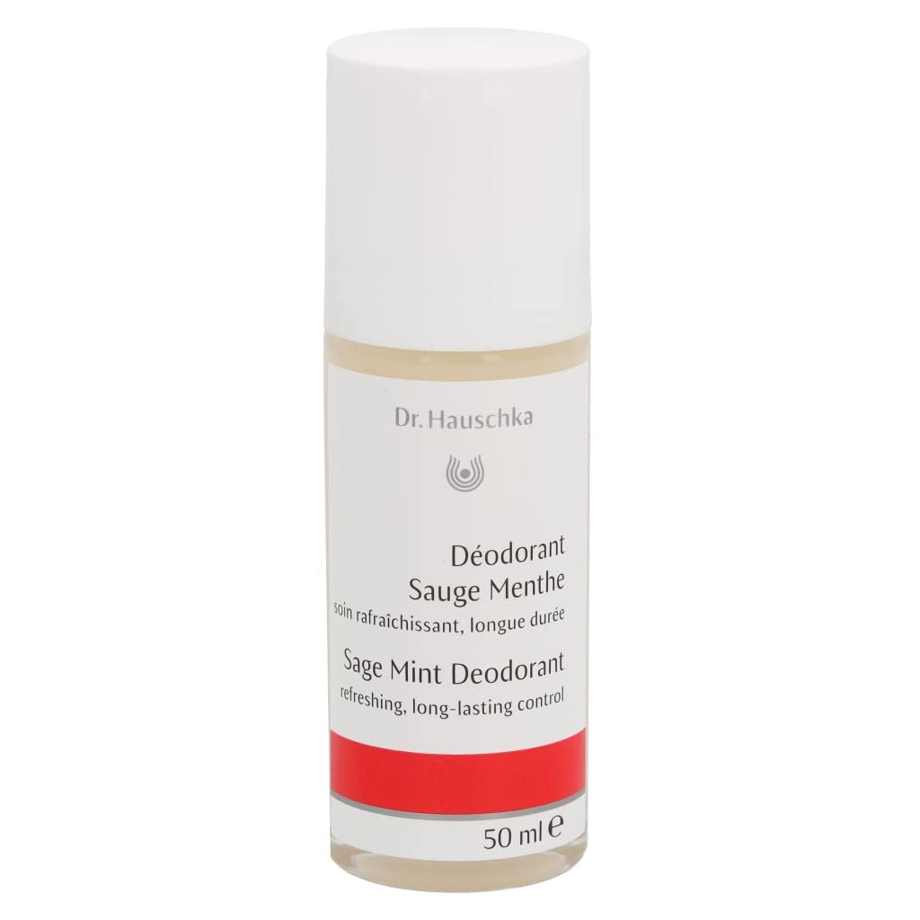 Dr. Hauschka Rose Deodorant 50ml Roll-On Gentle Natural Skin Care for Sensitive Skin Aluminium Salt Free Floral Freshness Pack of 1