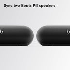 Beats Pill Portable Bluetooth Wireless Speaker Matte Black Water Resistant IP67 Loudspeaker with USB-C Charging and 24 Hour Battery Life - Like New