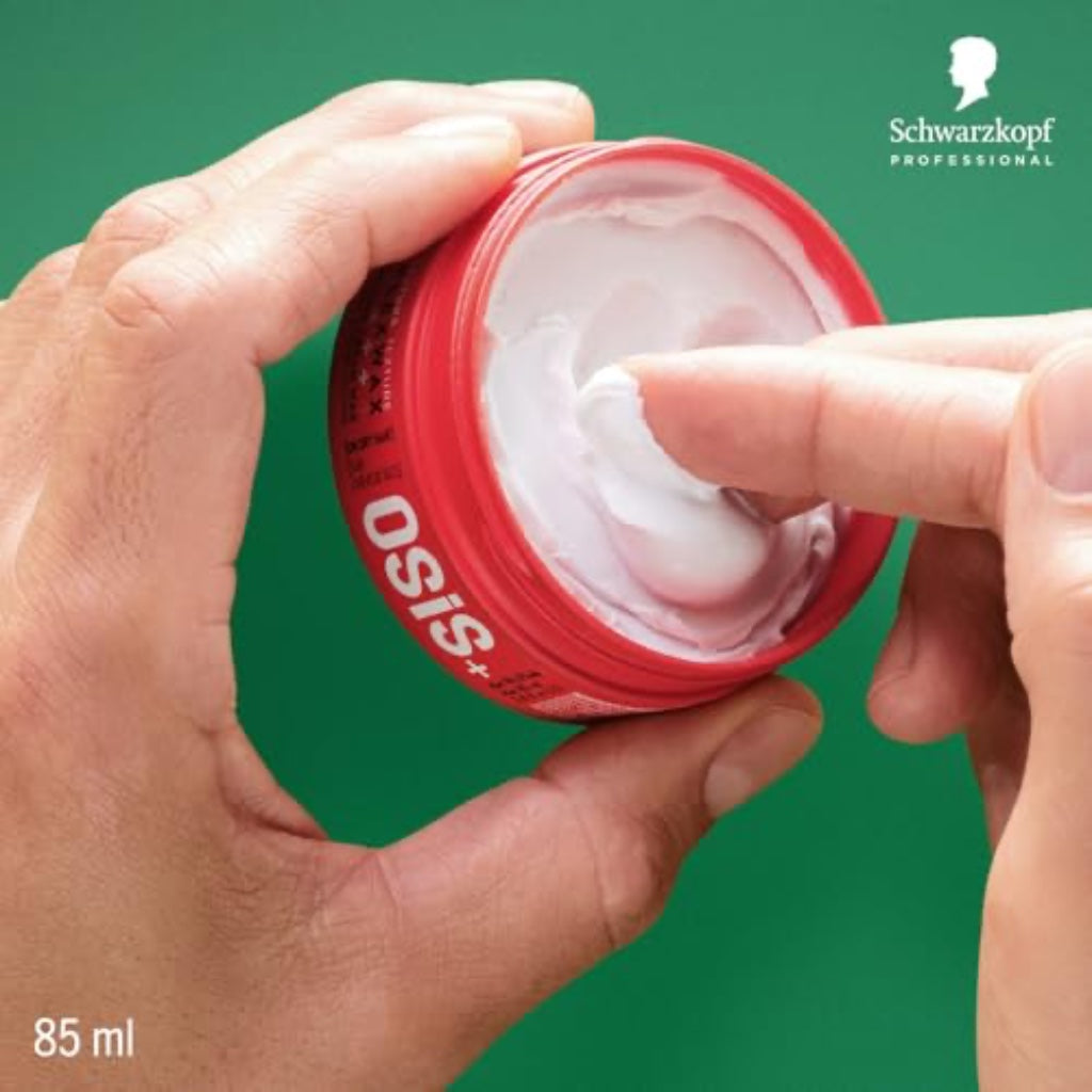 Schwarzkopf Professional OSiS Flexwax Hair Styling Wax Remouldable Cream Wax Hair Grip Texturizing Natural Shine Strong Hold 85 ml