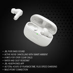 JBL Wave Beam 2 True Wireless Earbuds Bluetooth Headphones with Charging Case - Black - In-Ear Sport and Leisure Earphones