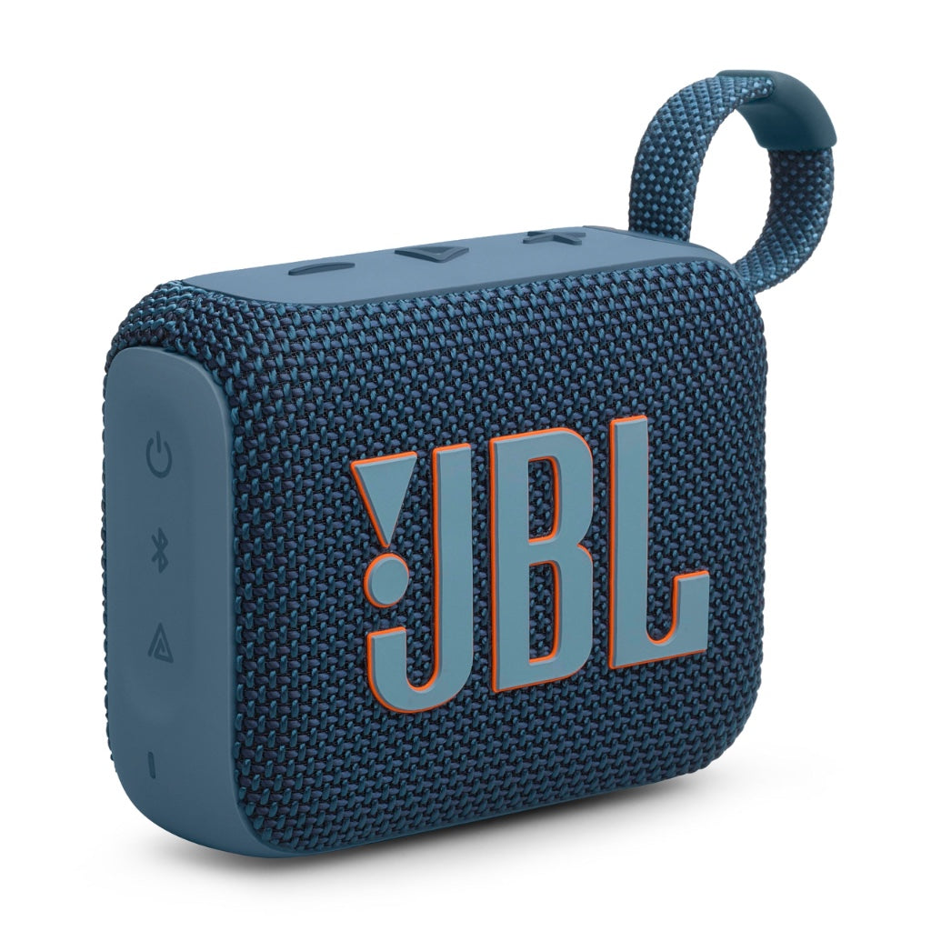 JBL Go 4 Ultra-Portable Bluetooth Speaker Blue Waterproof Wireless Compact Travel Speaker with 7 Hour Battery Life