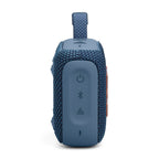 JBL Go 4 Ultra-Portable Bluetooth Speaker Blue Waterproof Wireless Compact Travel Speaker with 7 Hour Battery Life