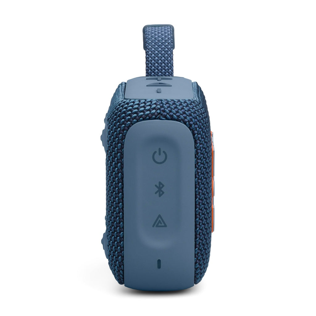 JBL Go 4 Ultra-Portable Bluetooth Speaker Blue Waterproof Wireless Compact Travel Speaker with 7 Hour Battery Life