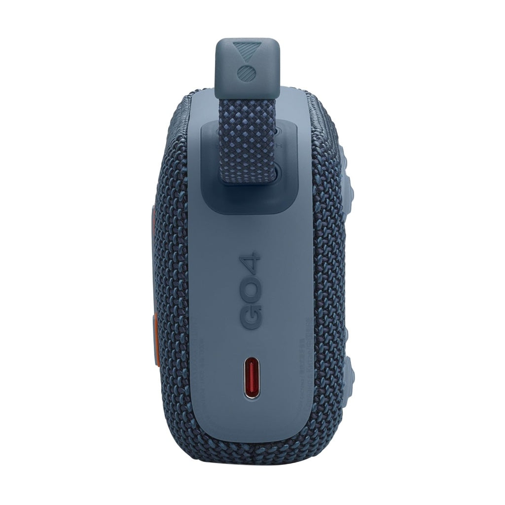 JBL Go 4 Ultra-Portable Bluetooth Speaker Blue Waterproof Wireless Compact Travel Speaker with 7 Hour Battery Life