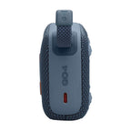 JBL Go 4 Ultra-Portable Bluetooth Speaker Blue Waterproof Wireless Compact Travel Speaker with 7 Hour Battery Life