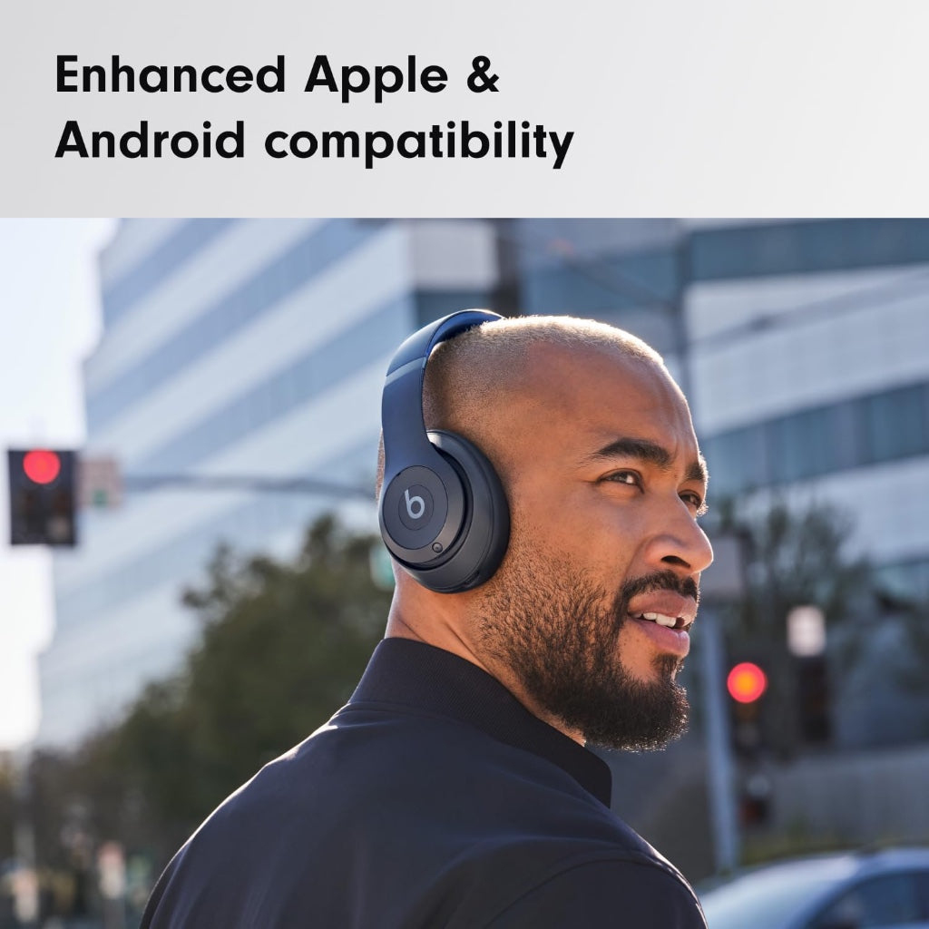 Beats Studio Pro Wireless Bluetooth Noise Cancelling Over-Ear Headphones - Navy Blue - Spatial Audio and USB-C Lossless Audio - Like New