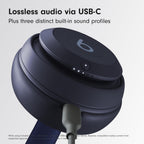 Beats Studio Pro Wireless Bluetooth Noise Cancelling Over-Ear Headphones - Navy Blue - Spatial Audio and USB-C Lossless Audio - Like New