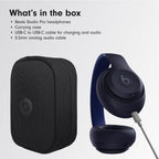 Beats Studio Pro Wireless Bluetooth Noise Cancelling Over-Ear Headphones - Navy Blue - Spatial Audio and USB-C Lossless Audio - Like New