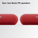 Beats Pill Portable Wireless Bluetooth Speaker - Red - Compact Rechargeable Audio System with Built-in Microphone and USB-C Charging - Like New