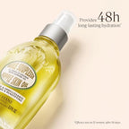 L'OCCITANE Almond Supple Skin Oil 100ml, 50% Pure Almond Oil for Deep Hydration & Glow, Vegan, Fast-Absorbing Body Oil, Luxury Clean Beauty Skincare for Soft, Supple Skin