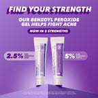 Acnecide Face Gel 5% Benzoyl Peroxide 15g Targeted Acne Treatment for Spots and Breakouts Tube - Damaged Box